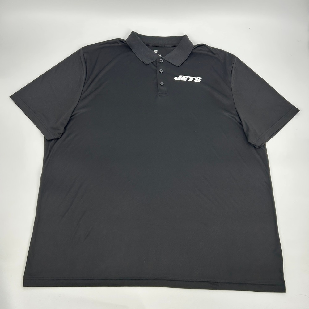 Fanatics New York‎ Jets Polo Shirt Men's 4XL Black NFL Football